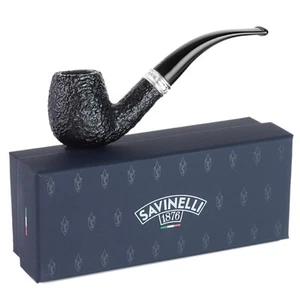 Trevi Series - Italian Handmade Mediterranean Briar Wood Pipe, Bent Billiard,... - Picture 1 of 9