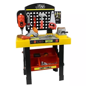 Kids Workbench and Tool Set Imaginative Play Building Construction Ages 3 And Up - Picture 1 of 5