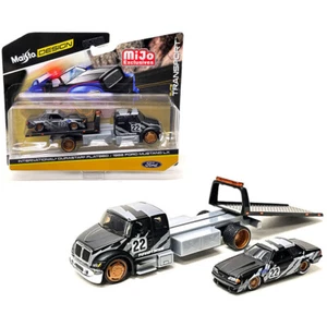 Maisto 1:64 International Durastar plataforma y Ford Mustang 1988 negro 15055-21 TY - Imagen 1 de 1
