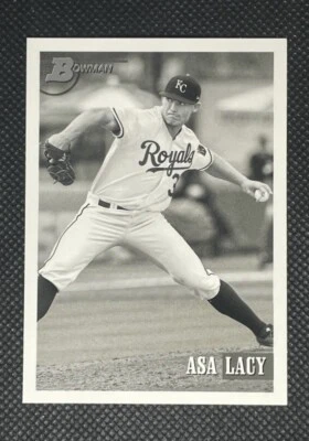 2021 Bowman Heritage Asa Lacy Black & White Parallel #105 - Image 1 of 2