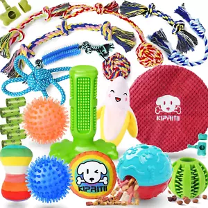 25 Pack Puppy Toys Set – Chew, Rope, Squeaky & Treat Toys for Teething & Small D - Picture 1 of 12