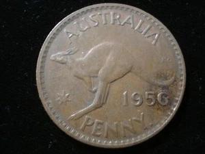 Australian 1956 Penny Mule Coin - Picture 1 of 3