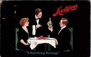 ROCK ISLAND, ILLINOIS VERBOT MOLTJOOS GETRÄNKE 1917 WERBUNG POSTKARTE - Bild 1 von 2