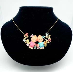 Lovely Michal Negrin Necklace With Colorful Crystals. - Bild 1 von 12