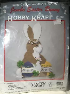 Hobby Kraft Jumbo Conejo de Pascua Plástico Lona Decoración Puerta 17x24 4580 - Imagen 1 de 4