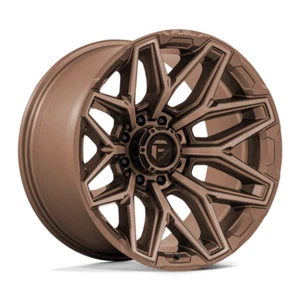 20X10 FUEL 1PC D854 FLUX 8X170 -18MM PLATINUM BRONZE - SET OF 4 - Picture 1 of 4