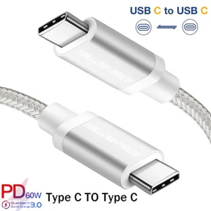 USB-C to USB-C 3.1 Gen 2 Cable 15cm/1m/2m Fast PD Delivery for iPad Pro 2022 - Picture 1 of 15