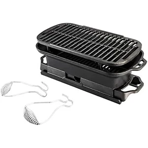 Parrilla de barbacoa portátil de hierro fundido profesional Lodge LSPROG para deportistas experimentados - Imagen 1 de 5