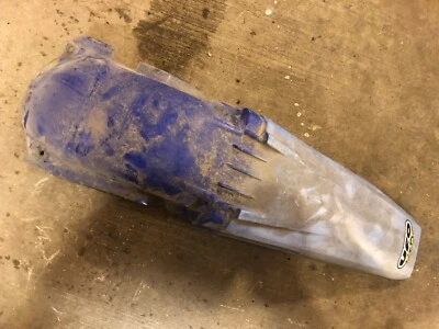 99 00 01 Yamaha WR400F 1998 guardabarros trasero azul 5BF-21611-00-00 S017 Foto 1 de 4