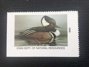 ICOLLECTZONE US Iowa 2000Duck Hunting Stamp VF NH IO29 - Picture 1 of 1