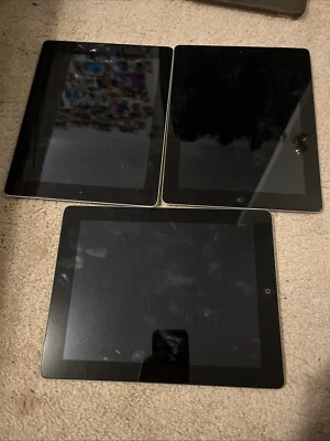 Apple iPad 2 (3 IPADS IN TOTAL) - 16GB - *AS-IS FOR SALVAGE/PARTS/DISASSEMBLY* - Image 1 of 2