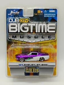 Jada BigTime Muscle 1:64 Scale Purple & White 1967 Shelby GT-500 - Picture 1 of 5