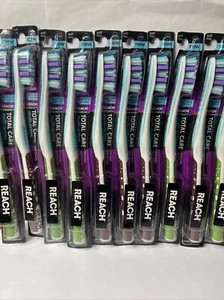 Reach Total Care Multi Action Zahnbürste Soft Full 10er Set EINGESTELLT Grn Br - Bild 1 von 20