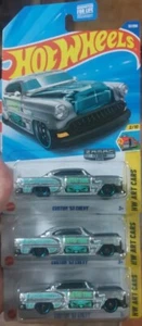 Hot Wheels 2025 Custom 53 Chevy Bel Air ZAMAC HW Art Cars Set Of 3 - Picture 1 of 1