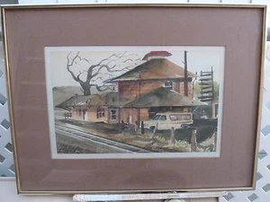 SIGNIERTES ORIGINAL AQUARELL, ORIGINAL UND SIGNIERT, CA KÜNSTLER - Bild 1 von 7