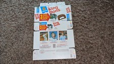 1975 Hostess King Don's Full Flat Box Ron Cey Darrell Porter Steve Carlton