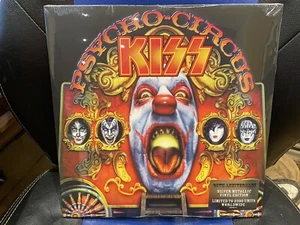 SOLD OUT LIMITED EDITION KISS PSYCHO CIRCUS 25TH ANNIV SILVER VINYL IN HAND - Picture 1 of 5