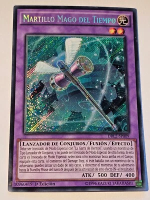 Time Magic Hammer●Secret Rare●YUGIOH●DRL2●2015●SPANISH●1st●NM●34288 - Image 1 of 2