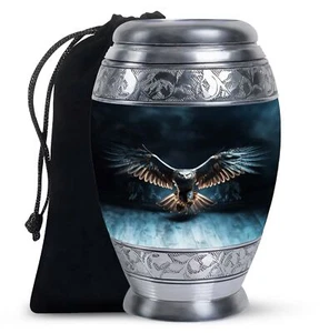 Eagle Cremation Urn Adult Ashes Large Urns For Human Ashes Dad - Picture 1 of 7