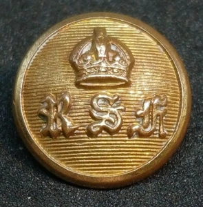 Early Royal Scots Fusiliers 15mm Mess Button By Jennens - Picture 1 of 2