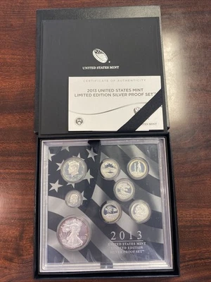 2013 W PROOF SILVER EAGLE LIMITED EDITION PROOF SET IN OGP - Image 1 of 2