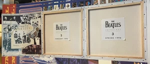 The Beatles Anthology 1995 Poster Original Apple Record Store Promo Banner MINT - Picture 1 of 1