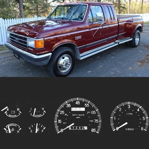 Dash Cluster Gauge White LED Light Bulb Kit For 87-91 Ford F150 F250 F350 Bronco - Picture 1 of 4