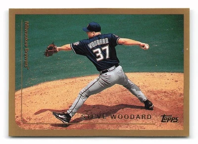 1999 Topps #60 Steve Woodard Milwaukee Brewers - Image 1 of 2