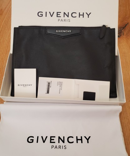 Autentica pochette media Givenchy Antigona in pelle nera condizioni incredibili!