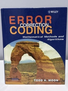 Error Correction Coding: Mathematical - Hardcover, by Moon Todd K. Water Damage - Imagen 1 de 8