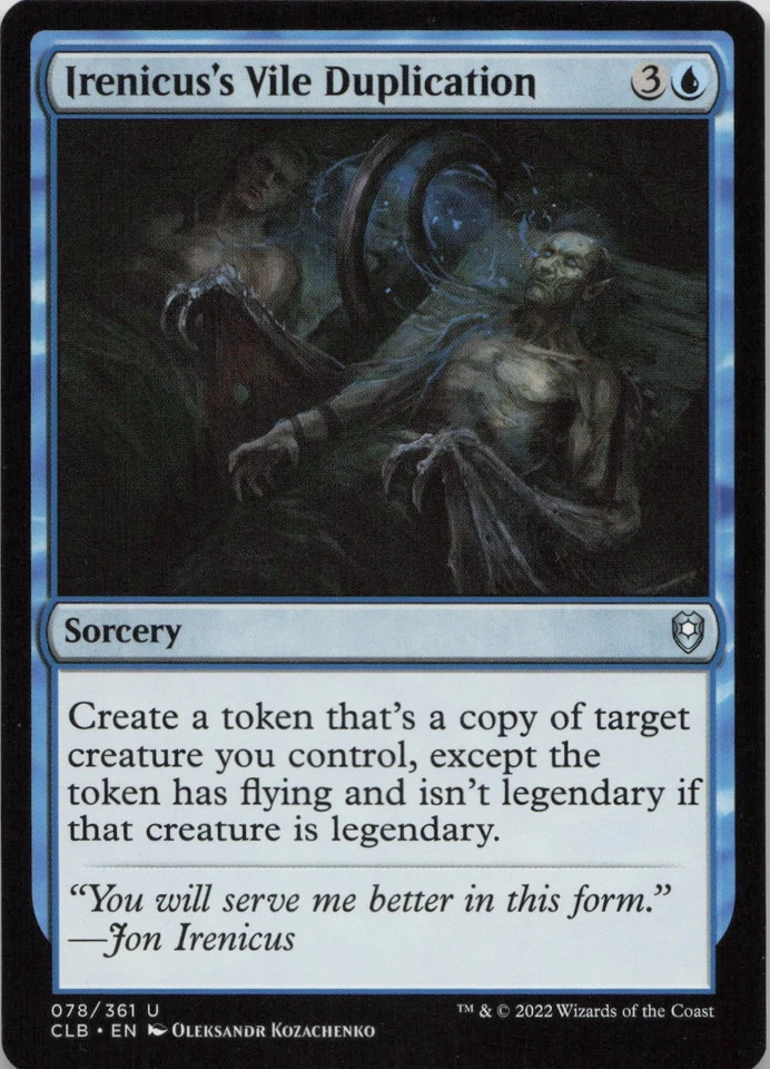 Irenicus's Vile Duplication U Commander Legends: Battle for Baldur's Gate 78 - L - Image 1 of 1