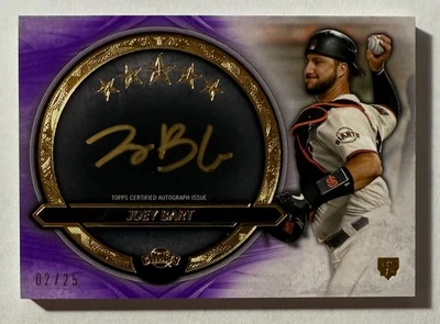 2021 Topps Five Star Joey Bart Golden Graphs RC Auto Gold Ink 02/25 #GG-JB - Image 1 of 2