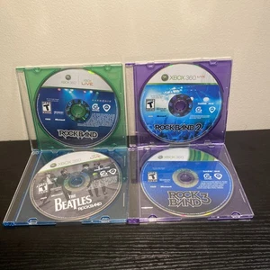 Disc Only Rock Band 1-3 And The Beatles  - Xbox 360 Games Fast Free Shipping - Picture 1 of 5