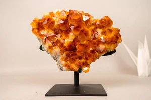 Racimo de Cristal Citrino Natural Grado AAA con Grande Brillante Madeira Naranja Dr - Imagen 1 de 10