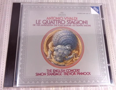 Vivaldi: The Four Seasons Le Quatrtro Stagioni (CD, 1982) Standage Pinnock EXC! - Image 1 of 4