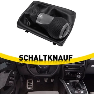 passend für AUDI  SCHALTKNAUF SCHALTSACK ROT 6 Gang Naht schwarz 1Stk. - Bild 1 von 16