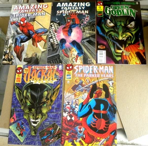 Marvel 1995 5 Spider-Man ishs JACKAL FILES 1 Green Goblin Amazing Fantasy NM gb - Picture 1 of 10