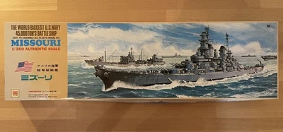 Otaki, 1/350 Battleship Missouri Motorized Model Vintage Kit, OT1-31  OVP  RARE! - Bild 1 von 4
