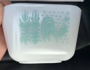 Vintage Pyrex Amish Butter Print Refrigerator Dish Mini Breadpan 1.5 cup w/o lid - Picture 1 of 7