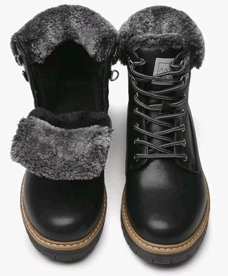 Work Winter Hiking Boots For Women - Womens Snow Outdoor Casual Lace up Ankle... - Image 1 of 4