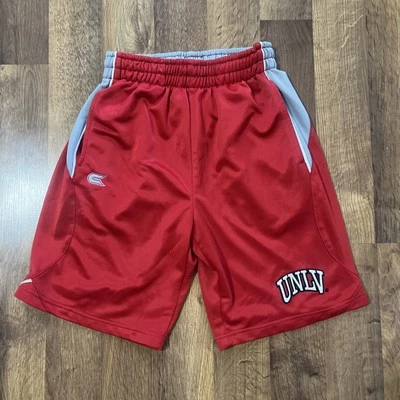 Винтажные баскетбольные шорты Colosseum UNLV RUNNIN REBEL NCAA маленькие красные полиэстер - Изображение 1 из 4