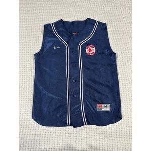 Maglia smanicata Nike Team Boston Red Sox Garcia Parra 5 maglia baseball ragazzo - Foto 1 di 14