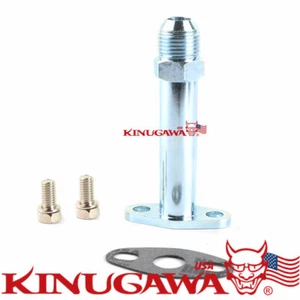 Extended 10AN Turbo drain fitting For Garrett series G25 G30 G35 660 900 1050 - Picture 1 of 2