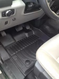 2015-2018 Ford F-150 Super Crew Cab Floor Mats BLACK LINER 3 PIECES - Foto 1 di 3