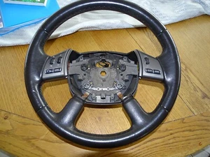 Jaguar X Type late steering wheel with audio controls - leather - Picture 1 of 8