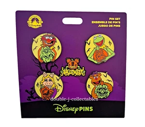 Disney Parks 2024 Halloween The Muppets 4 Pin Booster Set Kermit Miss Piggy - Picture 1 of 2
