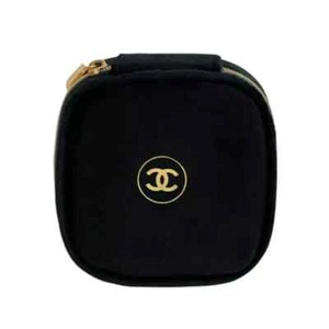 Chanel Beauty Makeup Mirror Pouch Black / Chanel Beauty Pouch - Picture 1 of 8