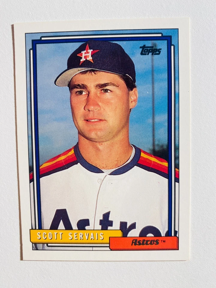 1992 TOPPS #437 SCOTT SERVAIS ROOKIE NM-MT MLB BASEBALL CARD - Image 1 of 1