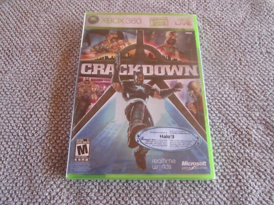 Crackdown (Microsoft Xbox 360, 2007). Brand New & Factory Sealed. - Image 1 of 4