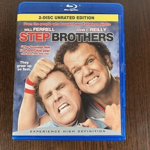 Step Brothers Blu-ray 2 Disc Unrated Edition Will Farrell John C. Reilly - Picture 1 of 6